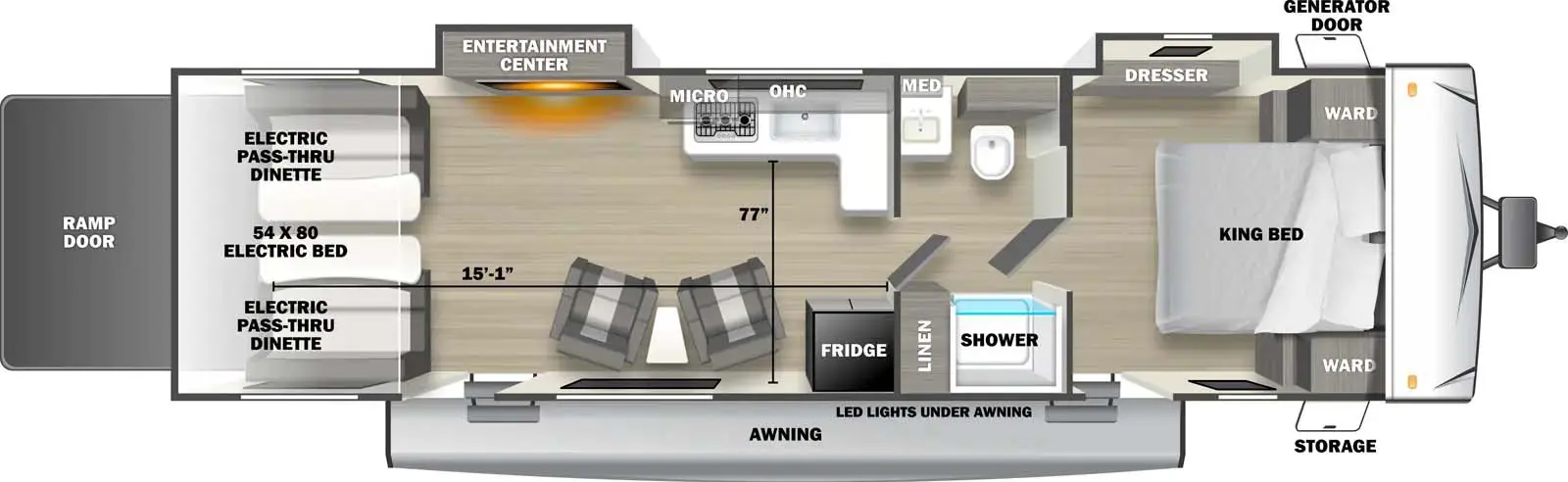 2600RLT - DSO Floorplan Image
